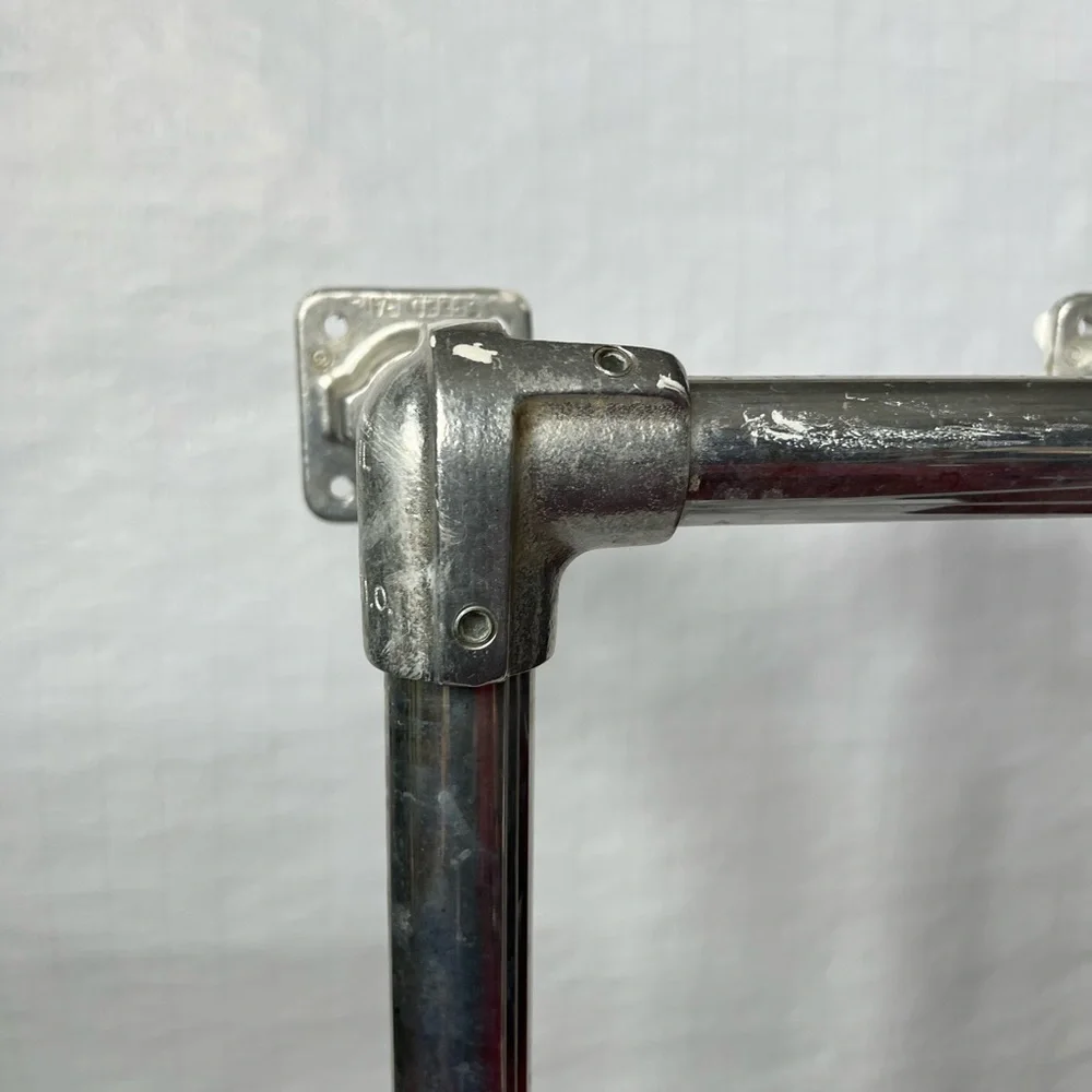 Chrome Double Towel Bar and Toilet Paper Holder